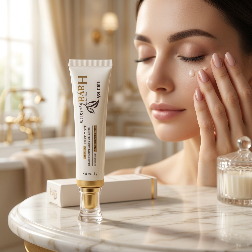 Ultra Haya Anti-Aging Eye Cream - Reduces Wrinkles & Fine Lines - Hyaluronic Acid & Retinol - For All Skin Types - 15g