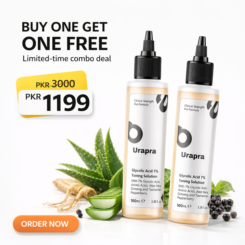 Buy 1 Get 1 Free Urapra Glycolic Acid 7% Toning Solution