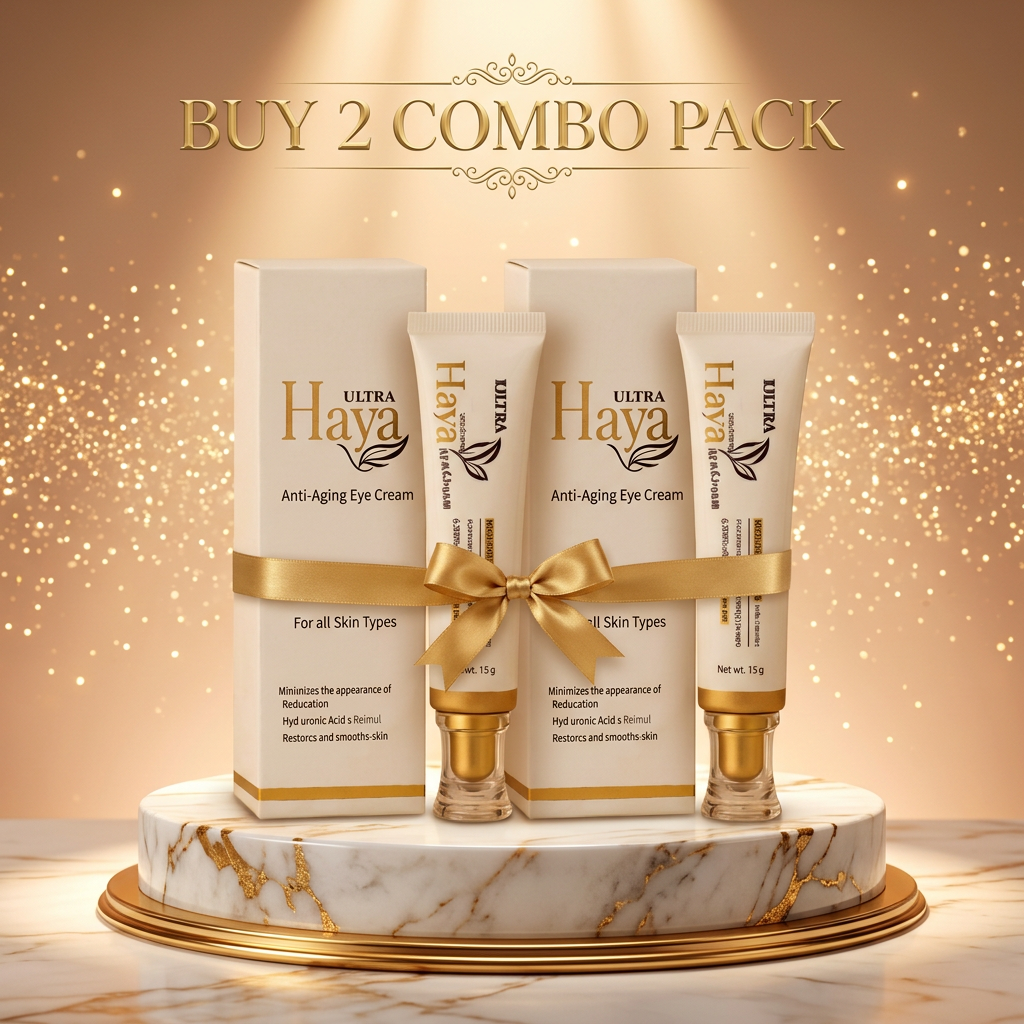 Ultra Haya Anti-Aging Eye Cream - Reduces Wrinkles & Fine Lines - Hyaluronic Acid & Retinol - For All Skin Types - 15g